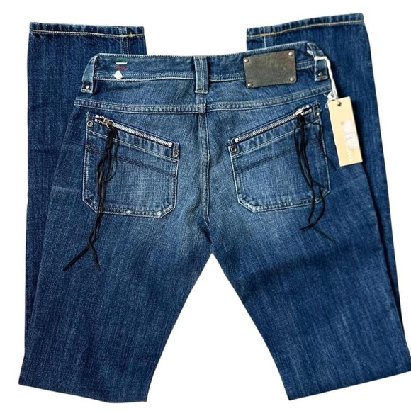 Insane Y2K NWT Diesel Dark Wash Jeans Size 27 - Picture 6 of 8